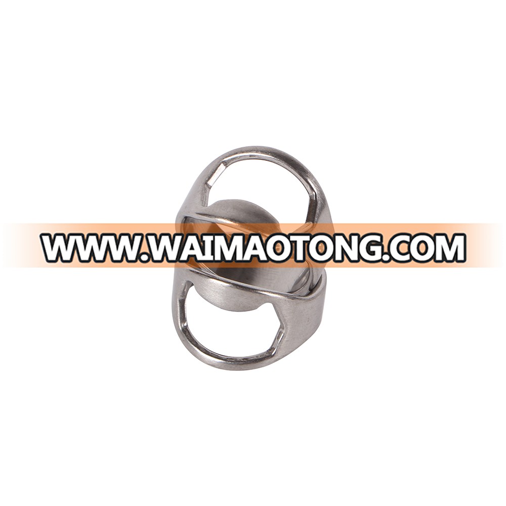 stainless steel finger beer ring bottle opener